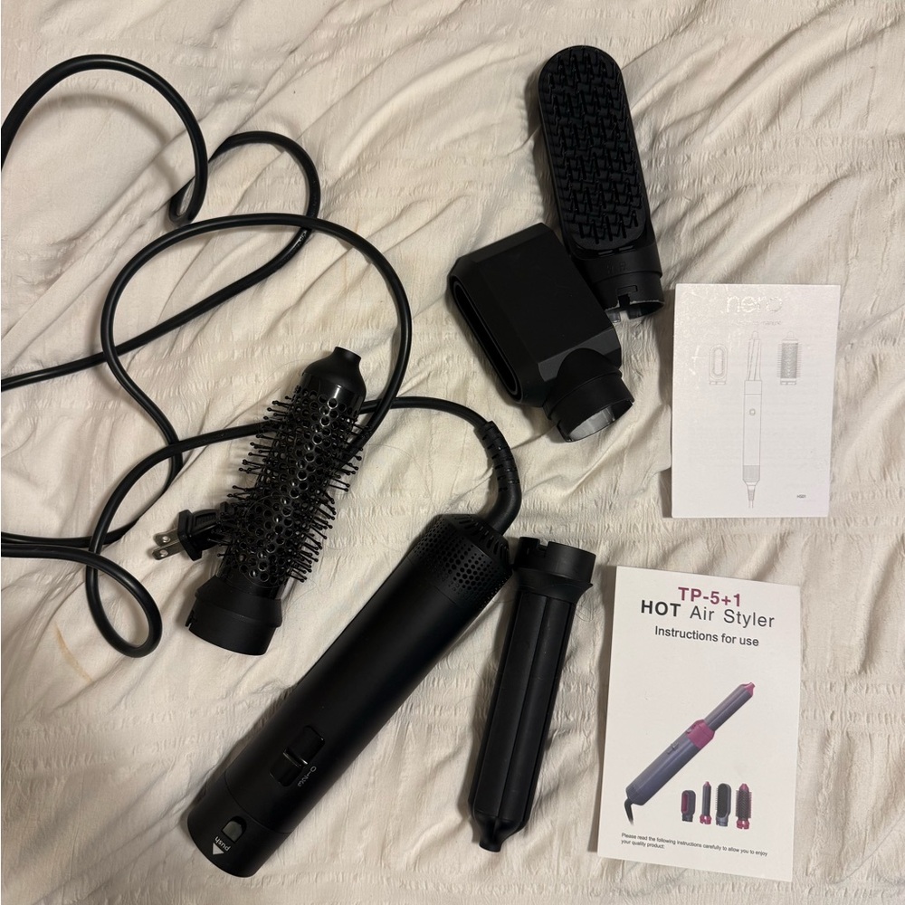 Black TP-5+1 Hot Air Styler Set